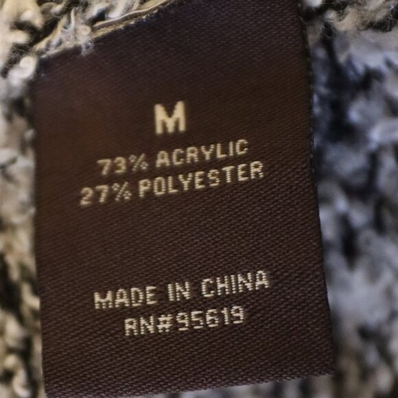 Fever Open Front Long Sleeve Cardigan Sweater Size M Cozy Casual Loungewear - Picture 3 of 13